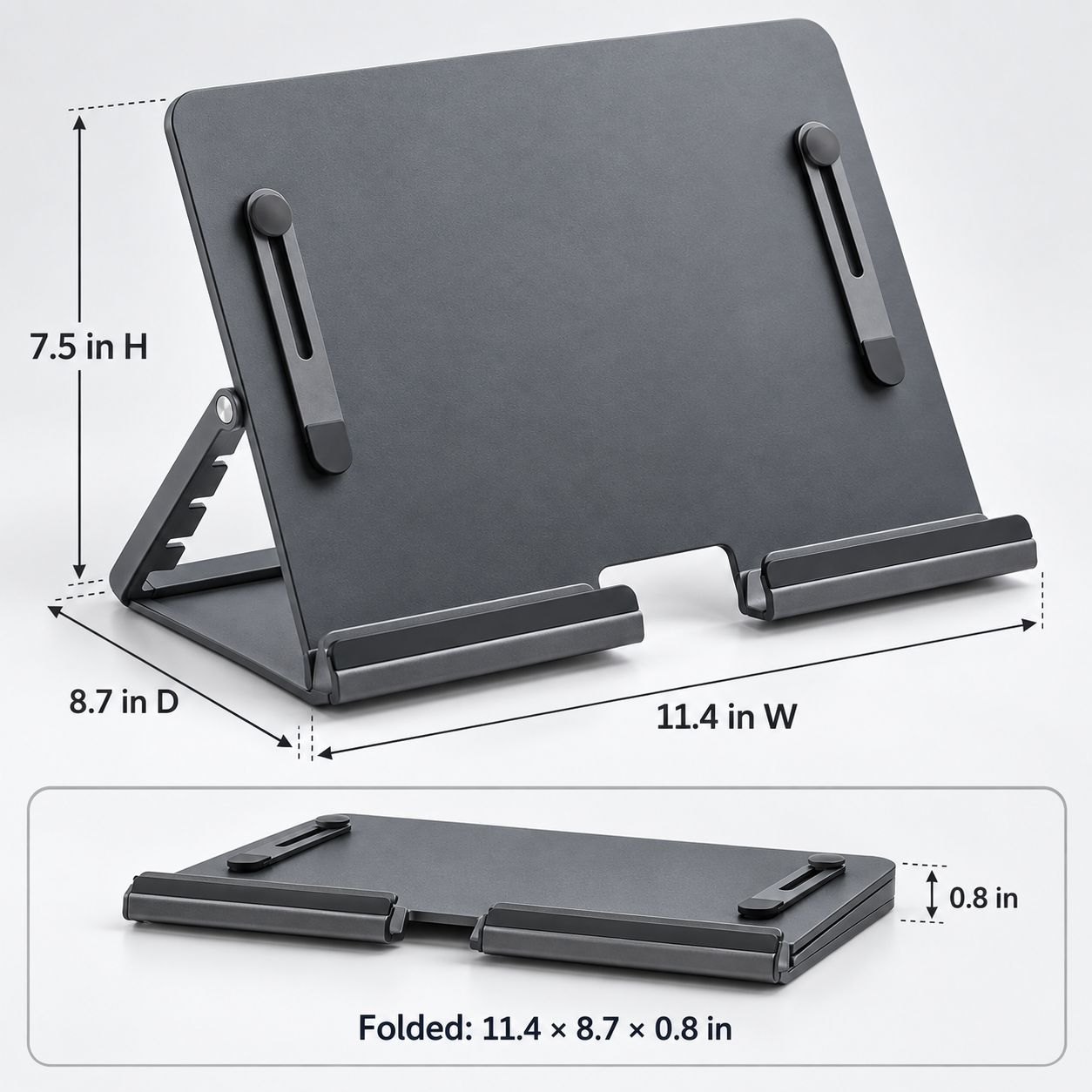 FoldFrame Book and Device Stand