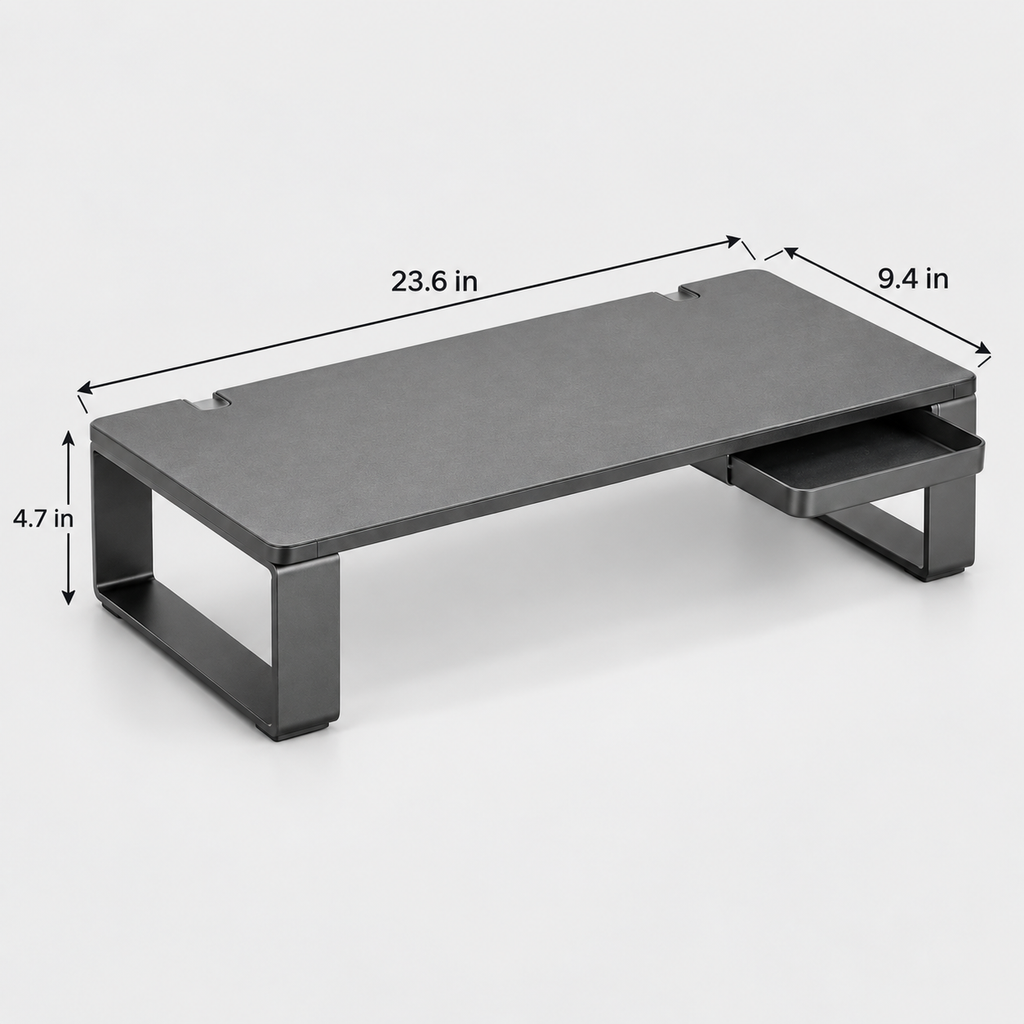 StackSpan Monitor Riser with Sliding Tray