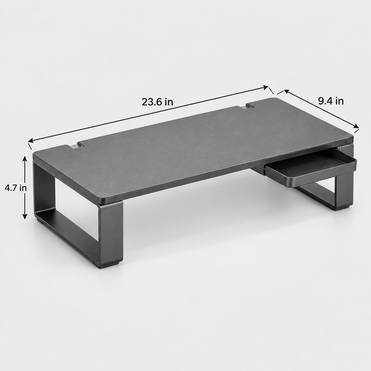 StackSpan Monitor Riser with Sliding Tray