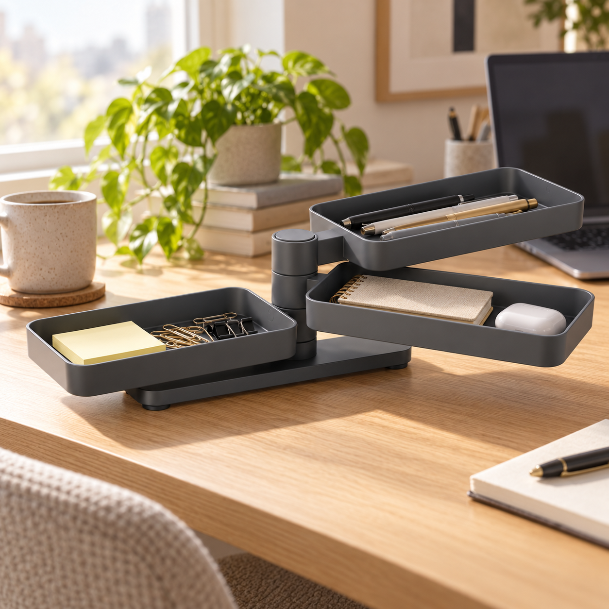 PivotNest Modular Desktop Organizer