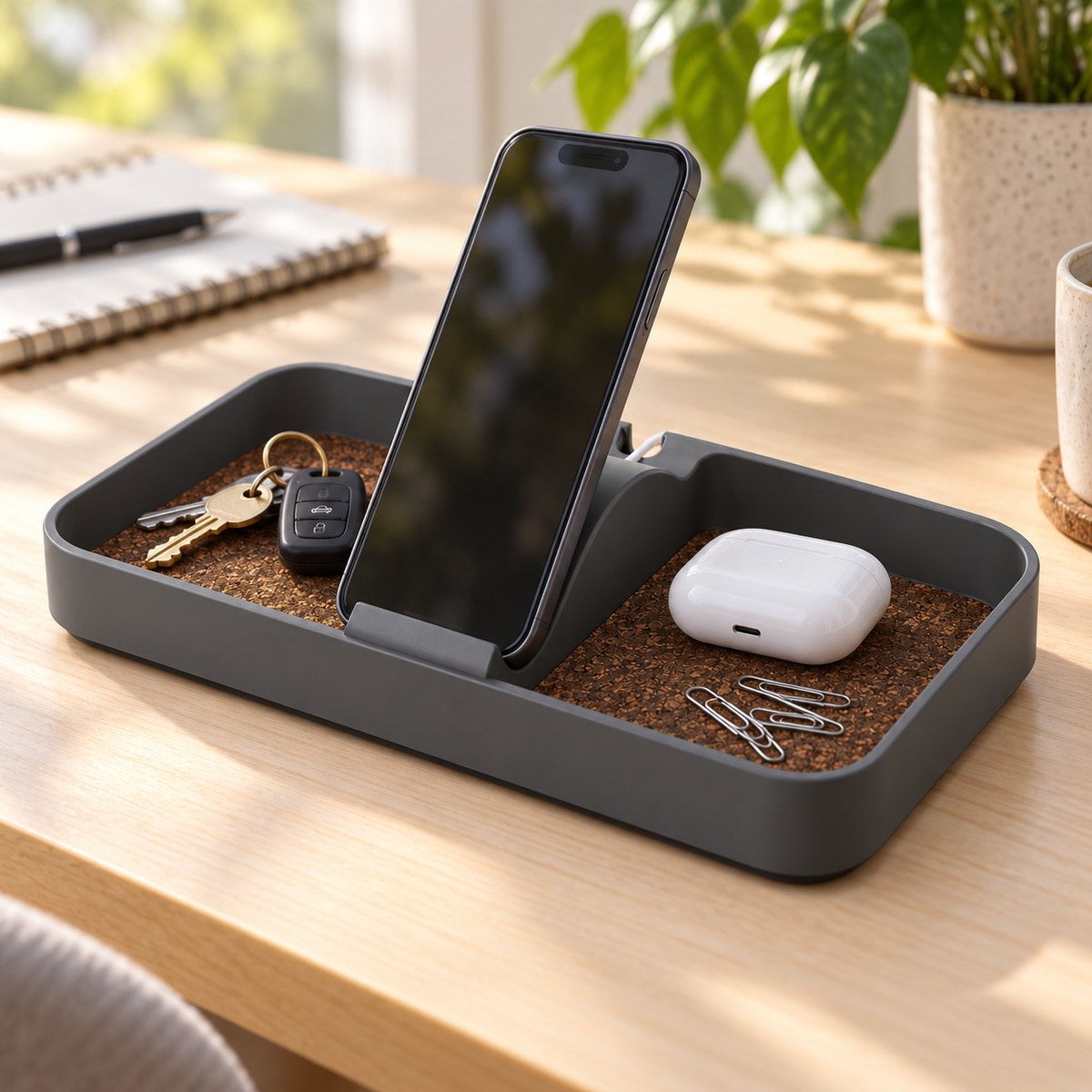 HaloDock Catchall and Phone Tray